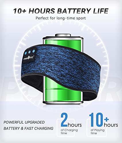 Sleep Headphones  Bluetooth 5.2 Headband Headphones Wireless Earbuds Earphones with HD Stereo Speakers for Running Workout Jogging Yoga Gift