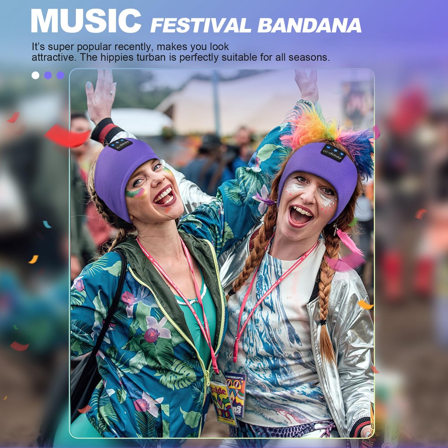 LC-dolida Sleep Headphones Bluetooth 5.4  Headband Headphones Earphones Wireless  Sleep Mask for Sleeping  Sports  Gifts  Workout  Jogging  Yoga Insomnia  Air Travel  Meditation