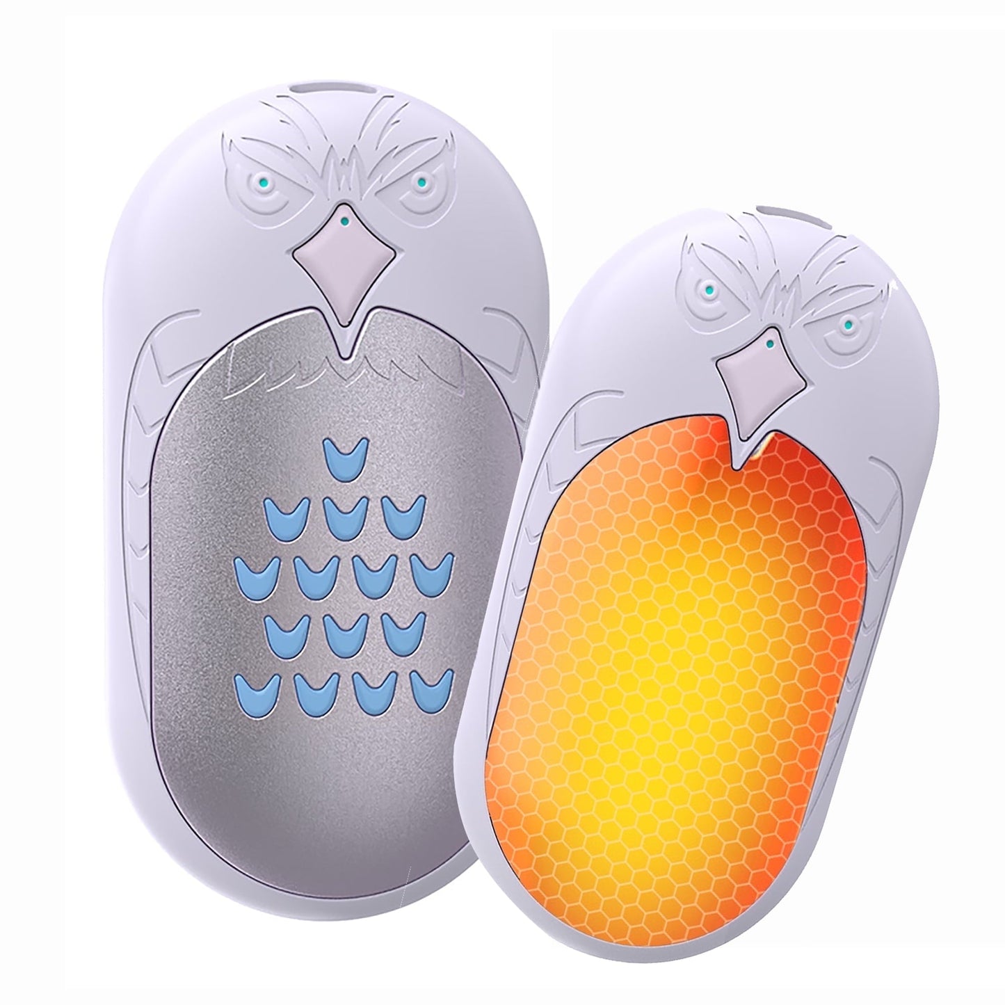 Rechargeable Hand Warmers  2 PC 6000mAh Electric Portable Heater  20 Hrs Long Heating Hot Pockets Hand Heater Warmer  Hunting Gear  Christmas Gifts for Women  Men  Raynauds  Camping  Golf  Outdoors