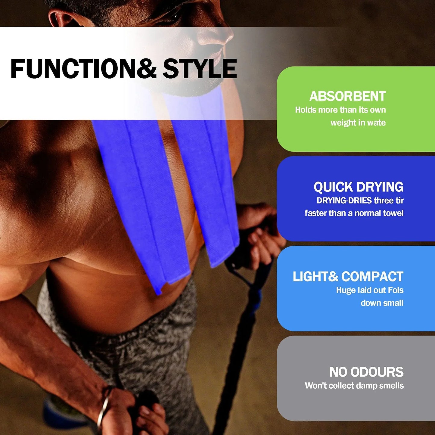 4 Pack Cooling Towels(40 x 12 )  Ice Towel for Neck and Face  Soft Breathable Chilly Microfiber Keep Cool Towels for Yoga  Gym  Fitness  Camping  Running  Workout & More Activities