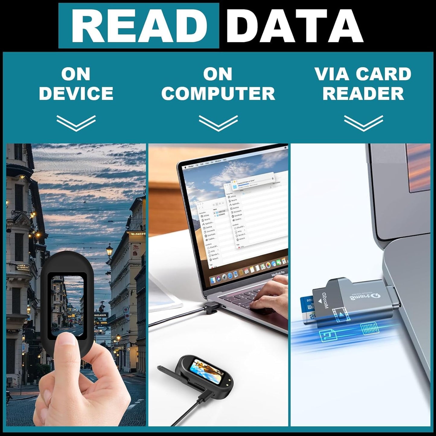 Mini Body Camera 1080p Wearable Thumb Size Cam with Charging Case Pet Camera POV Cam with Motion Detection Photo Shooting Video Recording for Cat Dog Sport Waterproof Black