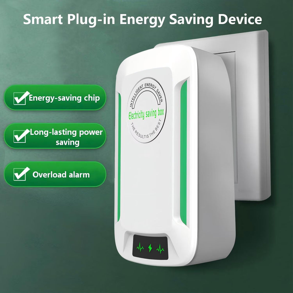 Electricity Saving Box, Smart Plug in Energy Saving Device for Household Stable Voltage, Energy Saver Plug to Reduce Electricity Bill for Home & Office, US Plug 90V-250V 60KW, 4Pack