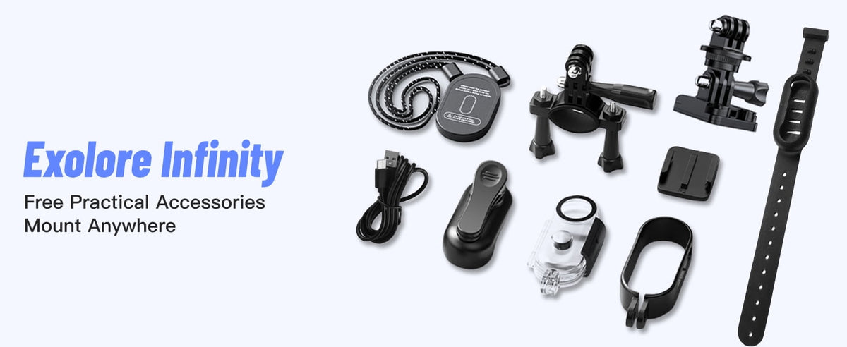 4K Mini WIFI Action Camera 128GB Police Cam Portable Body Cam Wearable Video Recorder with IPX7 Waterproof Underwater Camcorder Helmet Mount Magnetic Sport DV for Bike Cycling Pet Vlogging(Black)