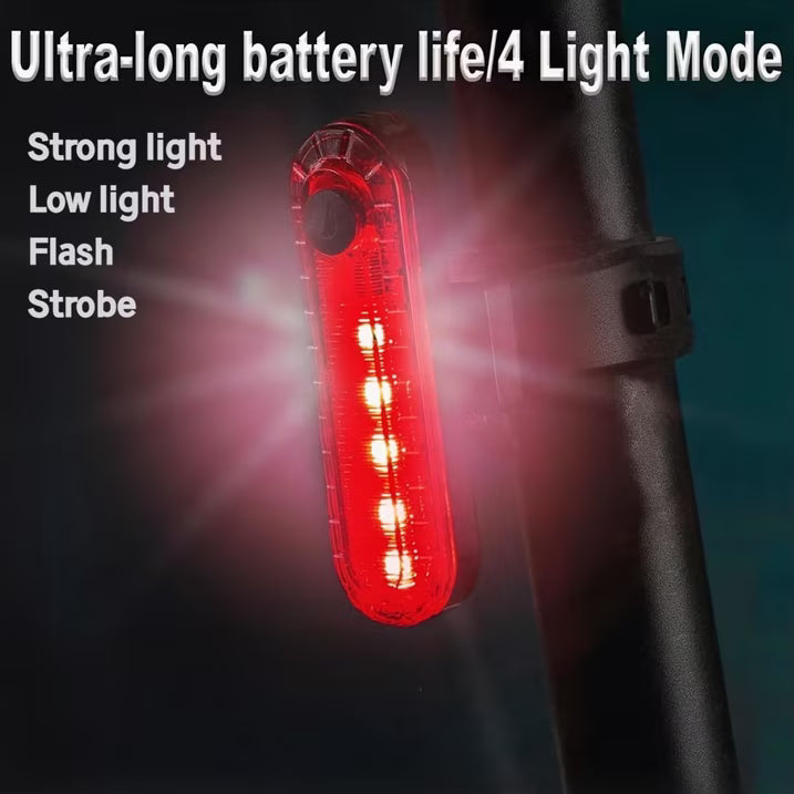 Bike Lights for Night Riding, Solar Bike Lights USB Rechargeable Bike Lights Front and Back Ultra Bright Bike Headlight with Speaker, 4 Mode Lights, Waterproof, Battery Level Display
