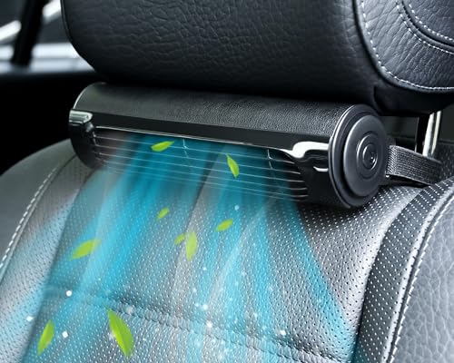 foryou Car Fans Seat Cooling Fans Blow Cold Air Backseat Car Fans Portable Car Fans for Back Seat for Kids for Cars