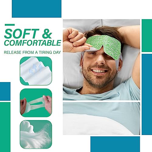 16 Packs Steam Eye Mask Warm Eye Compress for Dry Eyes Sleep Mask Hot Auto Heated Eye Masks Relaxing Gifts for Women Moist Heat for Eyes Soothing Eye Fatigue Disposable Eye Mask for SPA Essentials