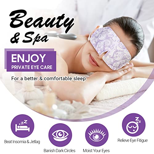 16 Packs Steam Eye Masks for Dry Eyes  SPA Warm Eye Mask  Relief Eye Fatigue Hot Sleep Eye Mask for Puffy Eyes Mask (Lavender)