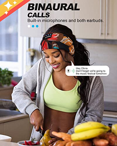 LC-dolida Sleep Headphones Bluetooth 5.2  Headband Earphones Wireless  Sleep Mask for Sleeping  Sports  Gifts  Workout  Jogging  Yoga Insomnia  Air Travel  Meditation