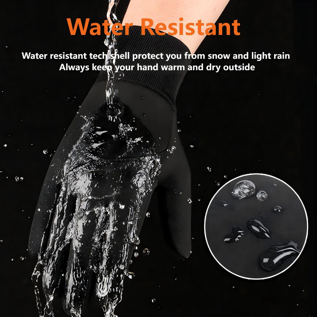 Heated Gloves for Men Women, Winter Electric USB Heated Gloves Mitten Hand Warmer Touchscreen Gloves Waterproof Touch Thermal Insulated Heated Gloves for Working Skiing Hiking Cycling