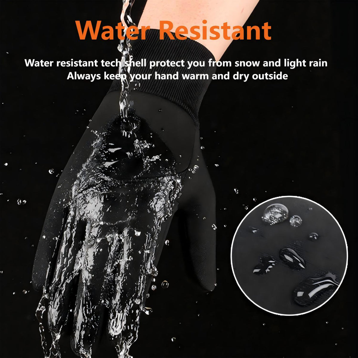 Heated Gloves for Men Women, Winter Electric USB Heated Gloves Mitten Hand Warmer Touchscreen Gloves Waterproof Touch Thermal Insulated Heated Gloves for Working Skiing Hiking Cycling