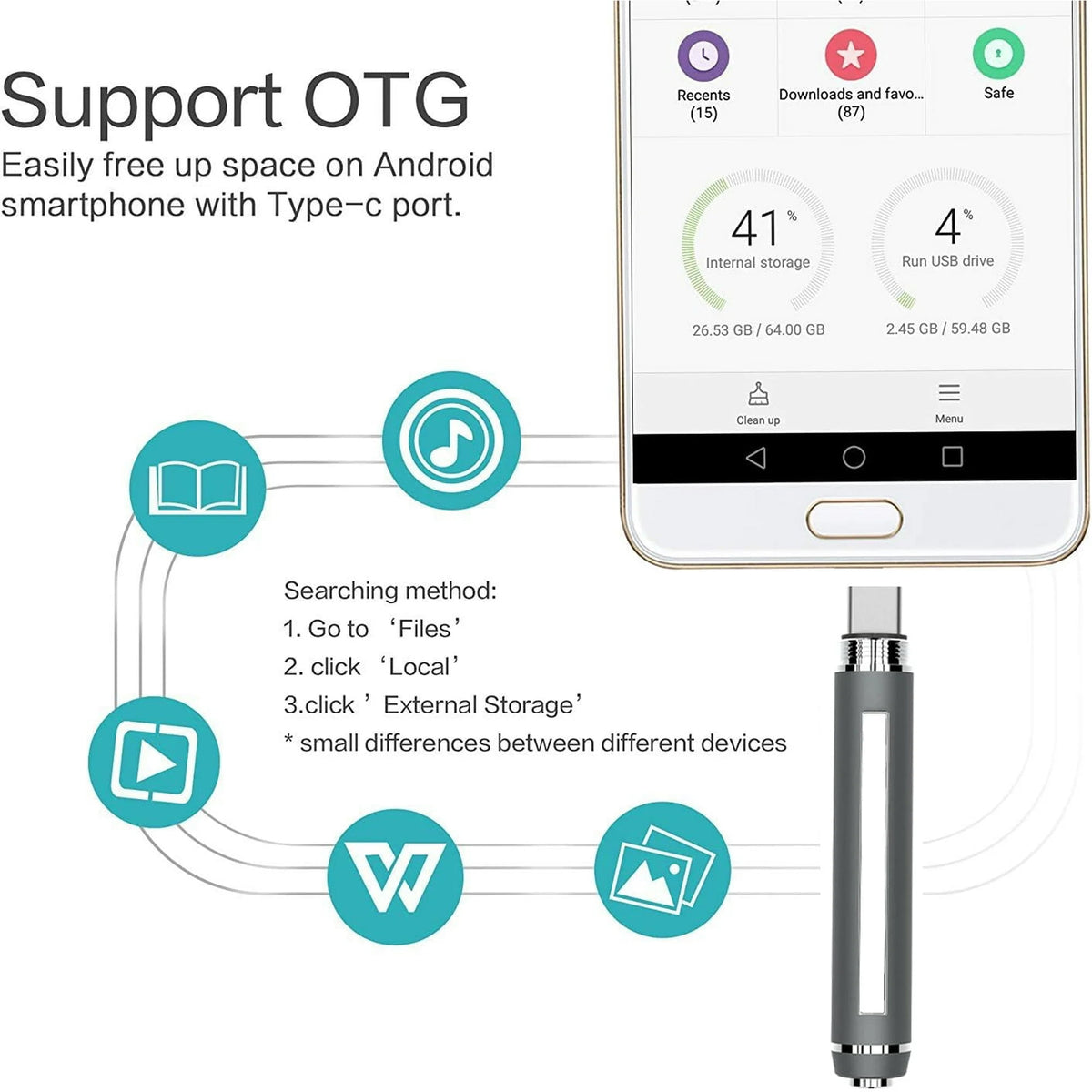 64GB Digital Voice Recorder Pen-Mini Audio Recording Device for ...