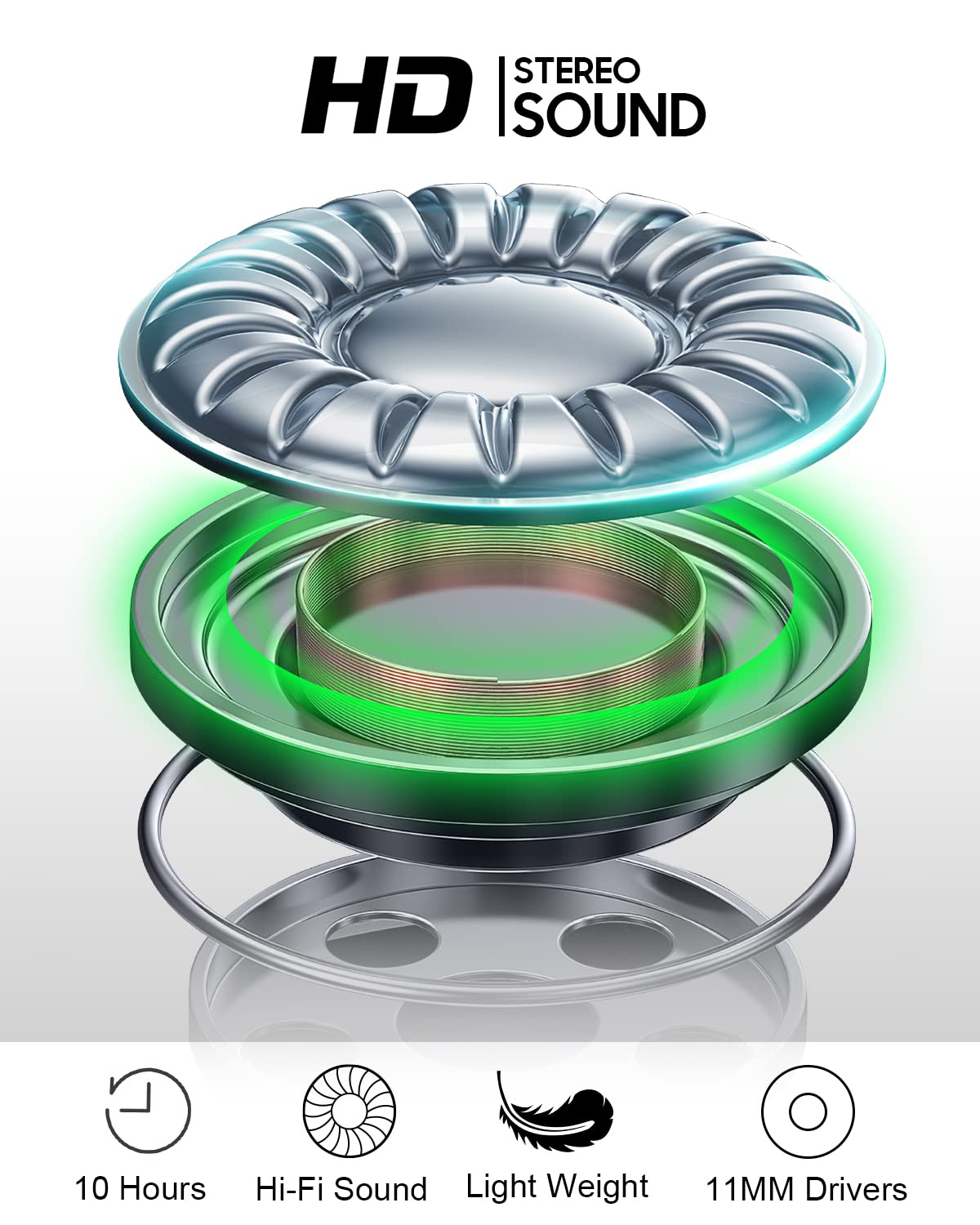 MUSICOZY Sleep Headphones Bluetooth Headband  Wireless Sleeping Headphones Music Sport Headbands  Long Time Play Sleeping Headsets Built-in Thin Speakers(Skulls Design)