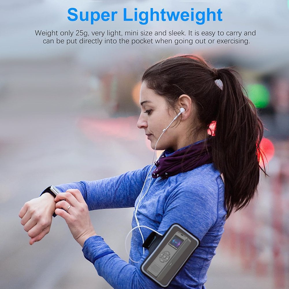 MUSICOZY 128GB MP3 Player Portable Music Player with Built-in Speaker Hi-Fi Lossless Sound Music MP3 Player for Voice Recorder FM Radio E-Book AB Repeat mode with Earphones for Kids Running Walking