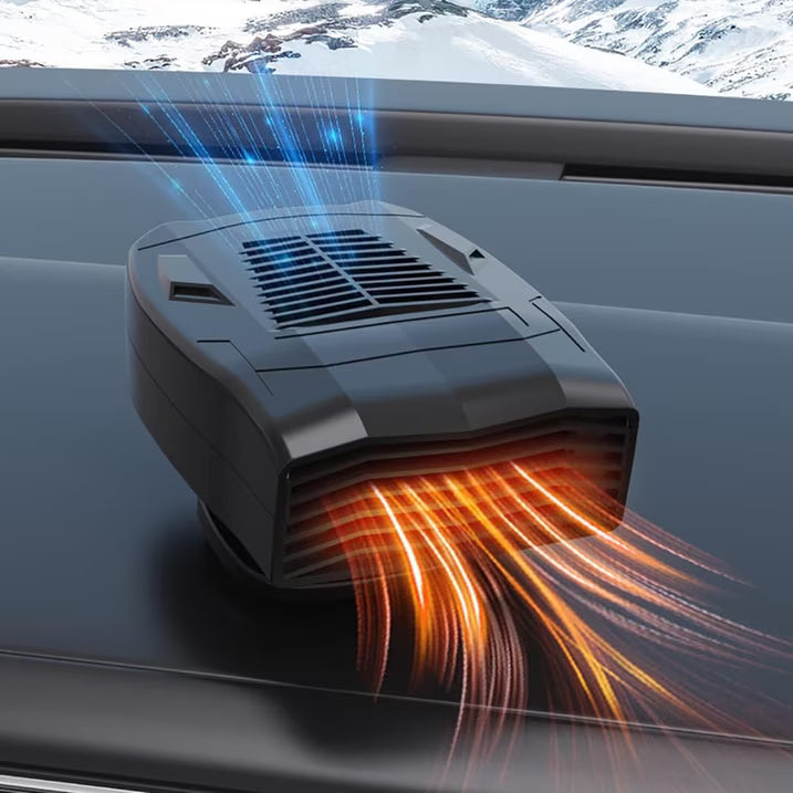 Portable Car Heater, 2 in 1 Fast Heating Cooling Auto Fan,12V/140W Windshield Defogger Window Defroster, 360 Degree Rotation Automobile Defogger Fan, Car Heater Cigarette Lighter Plugs for Car Trucks
