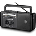 Cassette Tape Player Bluetooth Boombox Cassette Player AM/FM/SW Radio Stereo Tape Player/Recorder with Big Speaker and Earphone Jack USB/TF Card Player AC Powered or Battery Operated Black