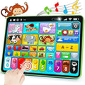Learning Tablet for Toddlers 1-3 Trilingual Learning Toys–New Version Educational Toy with Sounds&Speech Therapy–Early Development Gifts for 1 Year Old Boys Girls Ages 12-18 Months to 2-3 Years Gift