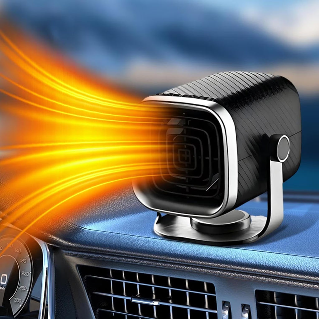 MUSICOZY Portable Car Heater Automotive Defogger – Electric Car Cooler Warmer | Quick Heat Air Blower, Vehicle Cabin Heater,Plug-In Deicer Machine For Drivers Trucks RVs SUVs Sedans Adventure Seekers
