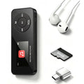 MUSICOZY Portable MP3 Player,Bluetooth 64GB MP3 Player with HD Speaker & Earphone, Mini HiFi Music Player,Built in Voice Recorder, FM Radio,eBook Reader Audio Players, Up to 128GB for Students Sports