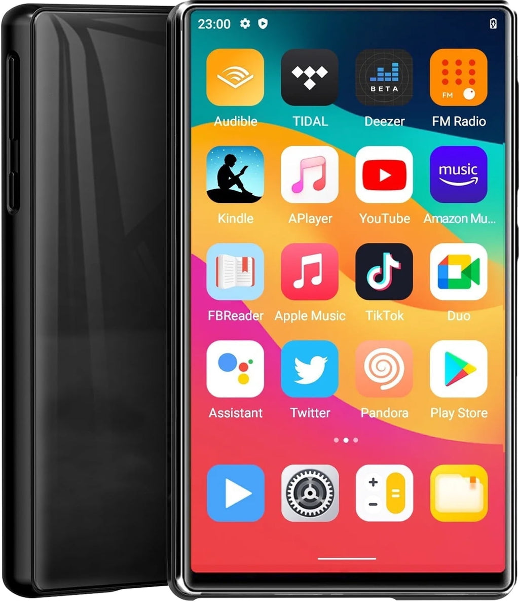 Newest 160GB MP3 Player with Bluetooth and WiFi Android 11 OS MP3 & MP4 Players with 5 Touchscreen and Speaker 3GB RAM & 32GB ROM 2500mAh Music Player with Spotify Audible Amazon Music Play Store