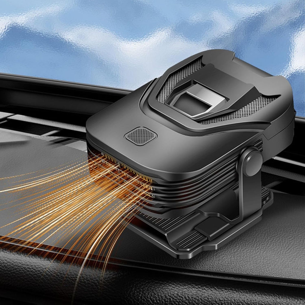 Portable Car Heater Cooling Fan Air Cooler,12V 150W Car Electric Cooler/Heater/Defroster,Car Fast Heating Defogger and Defroster with 360 Degree Rotating,Window Defroster Defogger for RV SUV