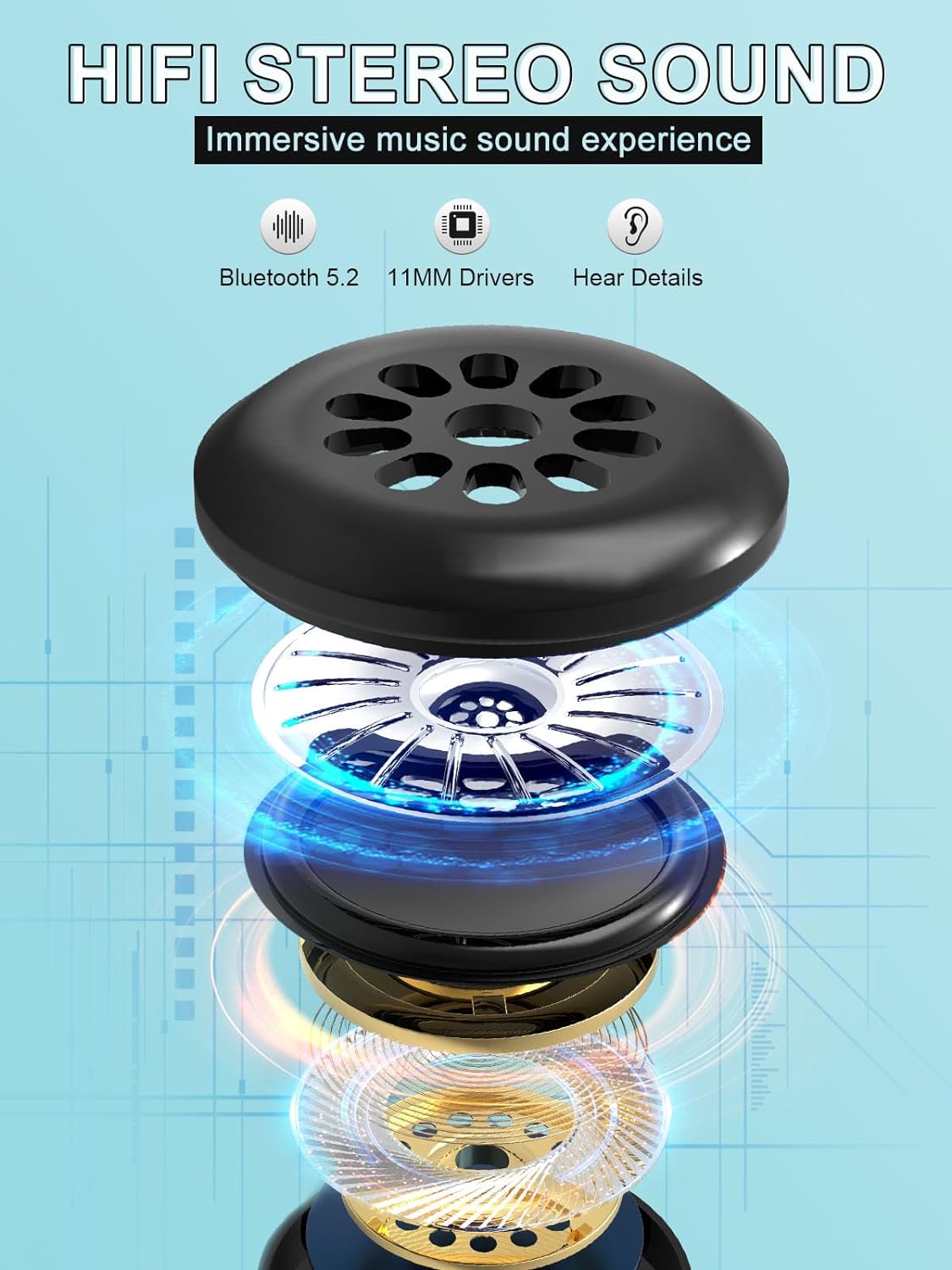 LC-dolida Sleep Headphones 3D Sleep Mask Bluetooth Wireless Music Eye Mask  Sleeping Headphones for Side Sleepers