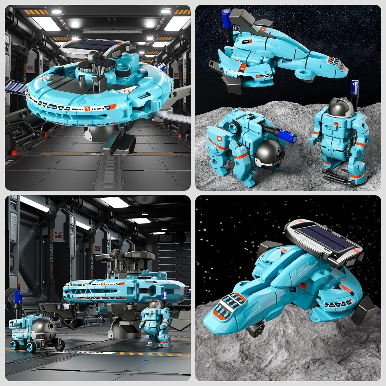 MUSICOZY 6-in-1 Building Science STEM Kits  STEM Projects for Kids Ages 8-12 12-16  Solar Robot Kit Space Toys Birthday Gifts for 8 9 10 11 12 13 14 15 16 Year Old  Boys Girls