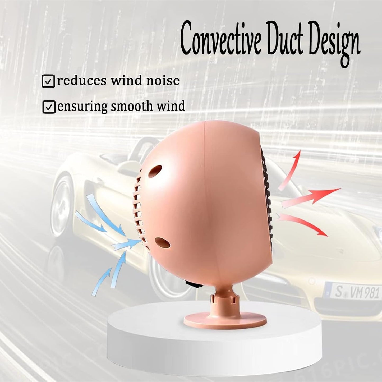 2 In 1 Car Heater Cooler Fan  12V Car Heater Portable 180W Car Air Heater Mini Car Speed Cooling Fan Windshield Defroster Demister 360° Rotatable Heater and Defogger for Car  SUV and more Pink