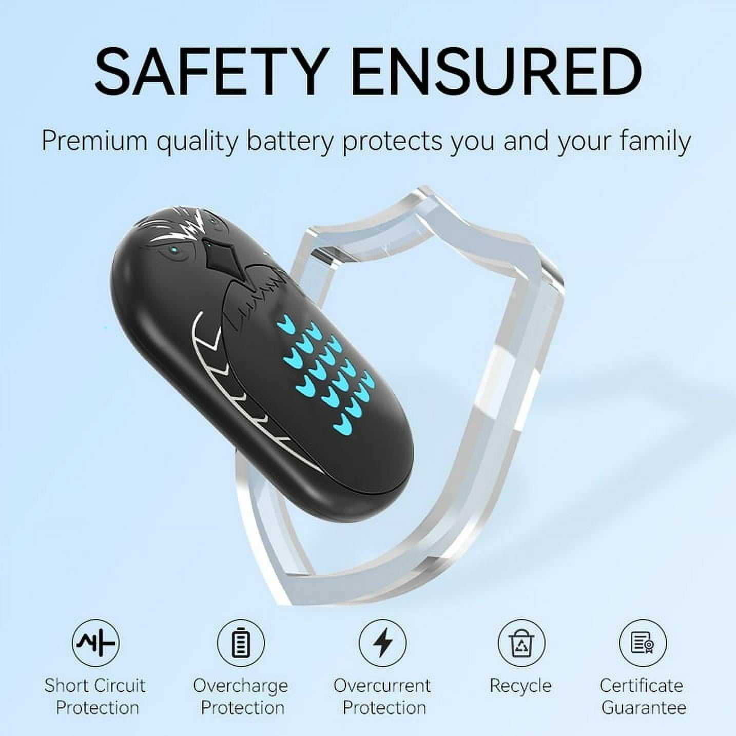 Rechargeable Hand Warmers  2 PC 6000mAh Electric Portable Heater  20 Hrs Long Heating Hot Pockets Hand Heater Warmer  Hunting Gear  Christmas Gifts for Women  Men  Raynauds  Camping  Golf  Outdoors