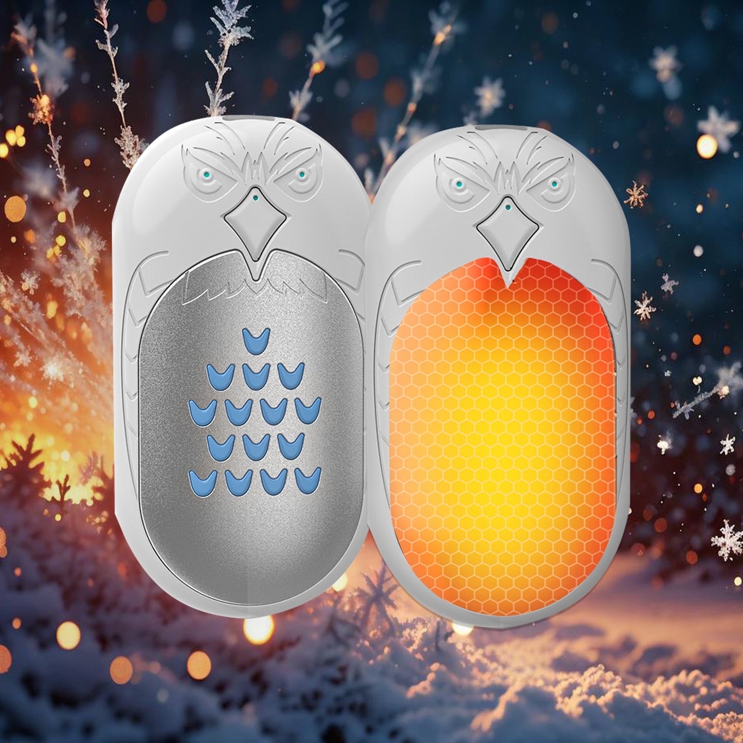 Rechargeable Hand Warmers  2 PC 6000mAh Electric Portable Heater  20 Hrs Long Heating Hot Pockets Hand Heater Warmer  Hunting Gear  Christmas Gifts for Women  Men  Raynauds  Camping  Golf  Outdoors