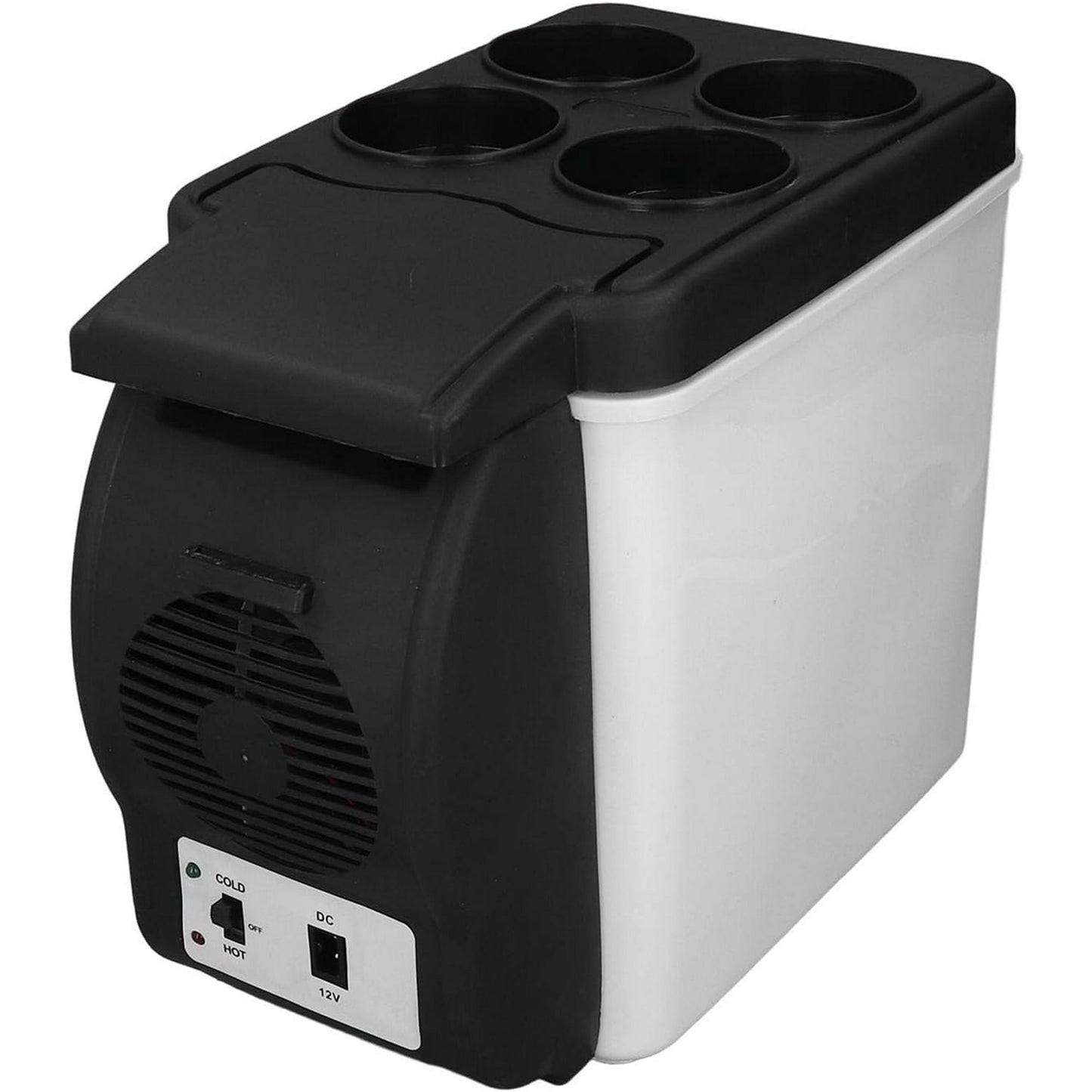 2 in 1 Car Refrigerator Mini 12V 6L Car Refrigerator with Cooler and Warmer Low Noise Cosmetic Food Fridge Fast Cooling Multifunctional Portable Freezer for Car RV Truck  Boat Van Travel Outdoor