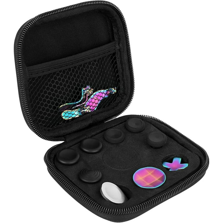 17 in 1 Metal Thumbsticks for Xbox One Elite Series 2  Elite Series 2 Controller Accessory Parts  Gaming Accessory Replacement  Metal Mod 6 Swap Joystick  4 Paddles  2 D-Pads  1 Tool