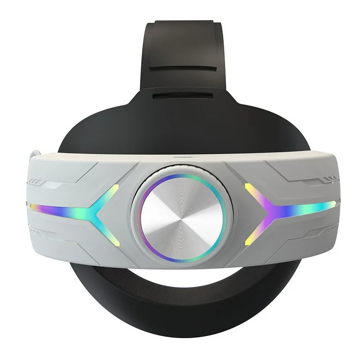 Head Strap Battery for Meta Quest 3S  12000mAh Replacement Rechargeable Headstrap for Oculus Quest  RGB Head Strap  Fast Charging Adjustable Battery Pack Headset Accessories Enhanced Comfort