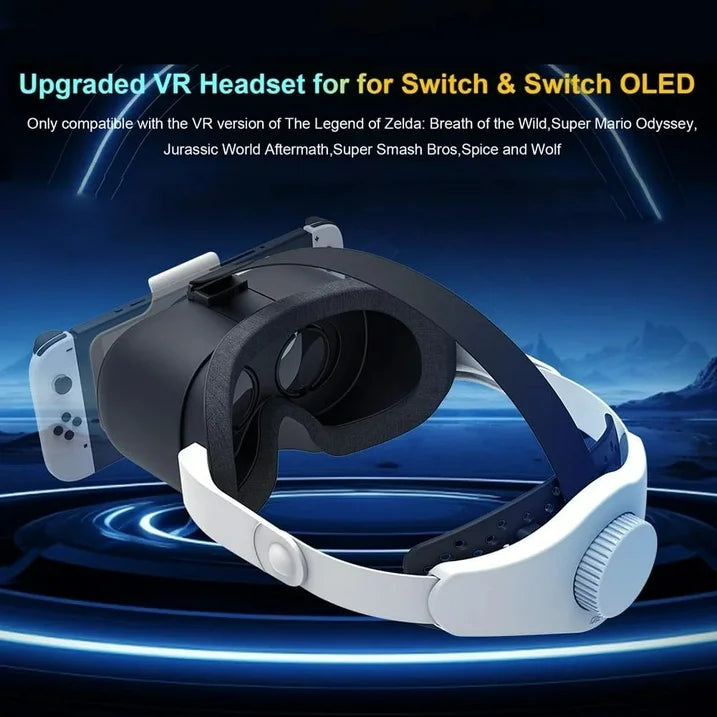 Newest VR Headset for Nintendo Switch & Switch OLED Model  3D VR Glasses with Adjustable Lens for Virtual Reality Gaming Experience  Switch VR Labo Goggles Adjustable Headset for Nintendo Switch