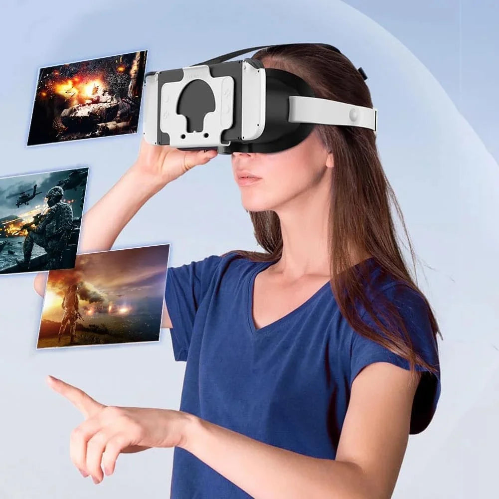 Newest VR Headset for Nintendo Switch & Switch OLED Model  3D VR Glasses with Adjustable Lens for Virtual Reality Gaming Experience  Switch VR Labo Goggles Adjustable Headset for Nintendo Switch
