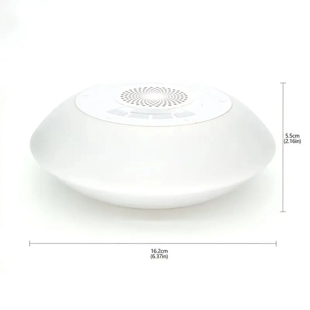 Floating Pool Bluetooth Speakers with RGB LED  Waterproof Stereo Sound Floating Speaker  Built-in Mic Wireless Shower Speaker for Hot Tub Pool Bathtub Shower Outdoor Swim  Floating Pool Lights