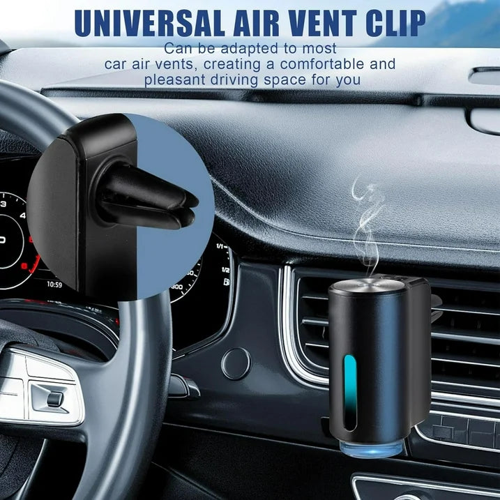 Car Aromatherapy Diffuser: Essential Oil Air Freshener and Humidifier for a Relaxing Drive  Car Air Freshener Cool Mist Mini Portable Diffuser for Car Home Office Bedroom Black