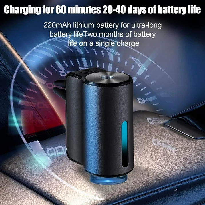 Car Aromatherapy Diffuser: Essential Oil Air Freshener and Humidifier for a Relaxing Drive  Car Air Freshener Cool Mist Mini Portable Diffuser for Car Home Office Bedroom Black