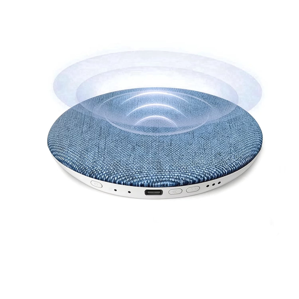 Ultra-Thin Under Pillow Speaker, Pillow Speaker for Sleeping, Bluetooth 5.4 Pillow Speaker with Hi-Fi Sound & Sleep Timer for Immersive Sleep & Relaxation, 20-48 Hour Battery Life, Blue