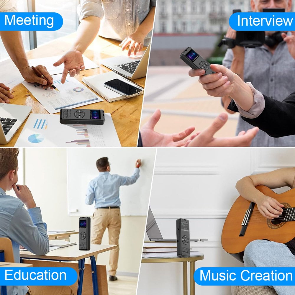 MUSICOZY 128GB MP3 Player Portable Music Player with Built-in Speaker Hi-Fi Lossless Sound Music MP3 Player for Voice Recorder FM Radio E-Book AB Repeat mode with Earphones for Kids Running Walking