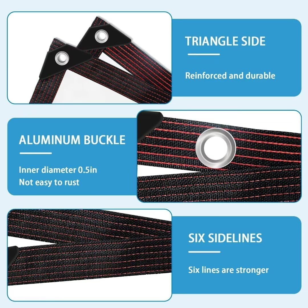 Clear Waterproof Tarps with Grommets 7x10FT with 1 Rolls Ropes Clear Vinyl Tarp Heavy Duty Anti Tear Outdoor Clear Plastic Tarp Clear PVC Covering for Patio Henhouse Porch Canopy Plant Garden Camping