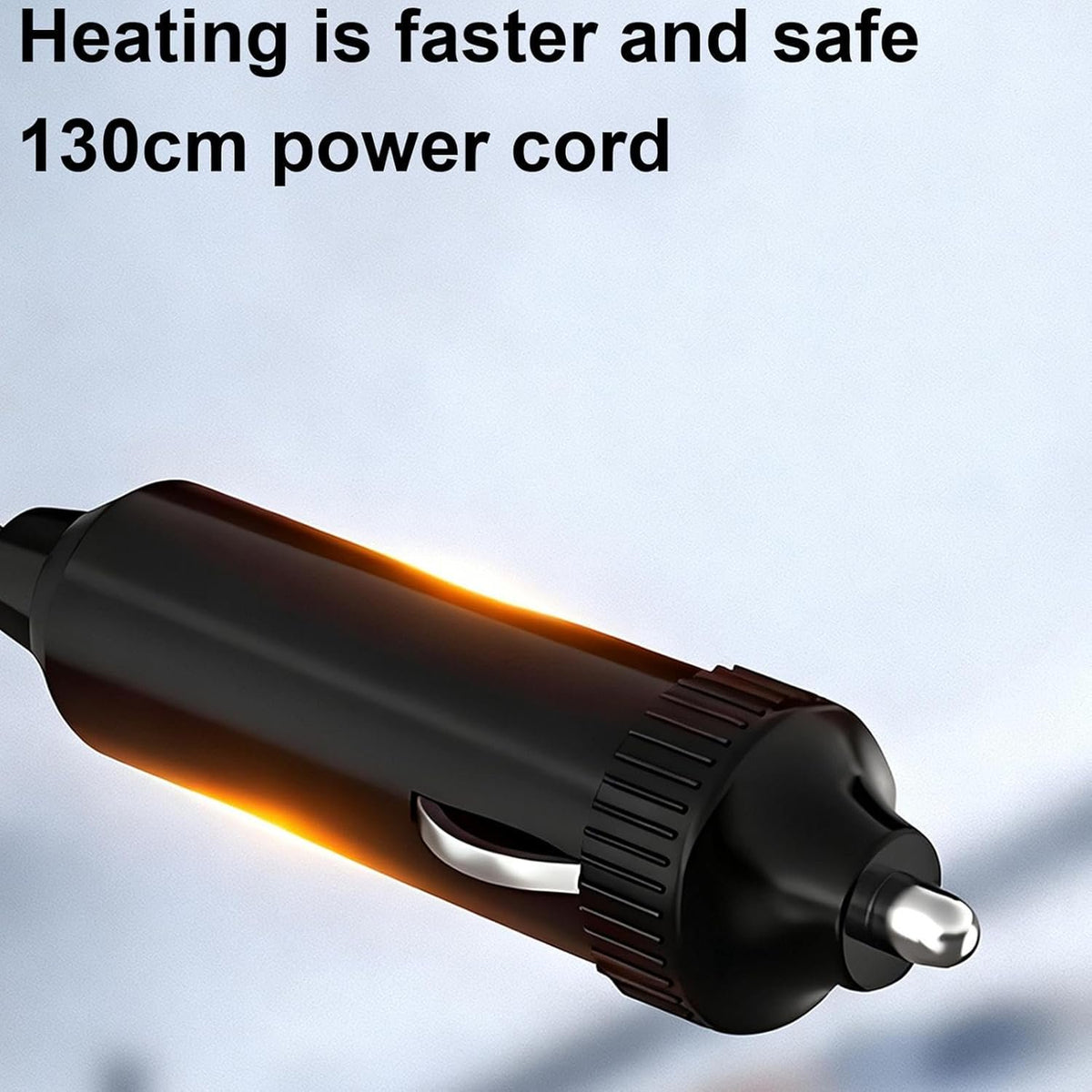 MUSICOZY Portable Car Heater Automotive Defogger – Electric Car Cooler Warmer | Quick Heat Air Blower, Vehicle Cabin Heater,Plug-In Deicer Machine For Drivers Trucks RVs SUVs Sedans Adventure Seekers