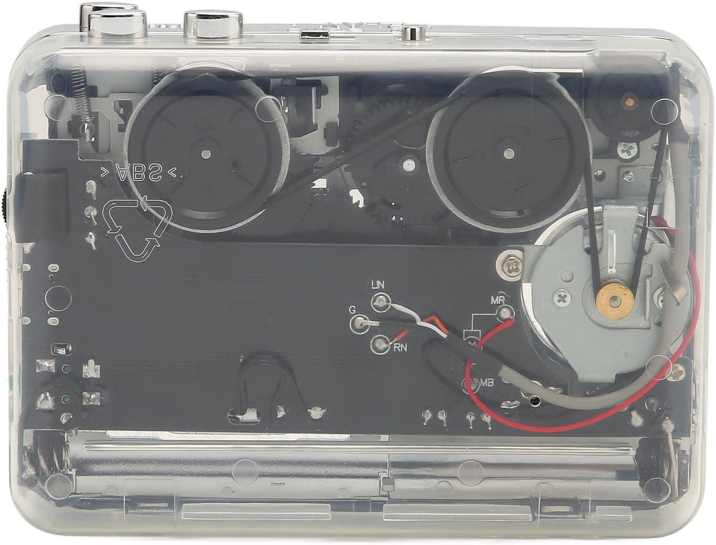 Portable Cassette Player USB Tape to MP3 Converter Digitizer Player Walkmans with 3.5mm Headphone Jack Stereo Cassette Player Compatible with IOS and PC，Vintage Cassette Player for Elder and Student