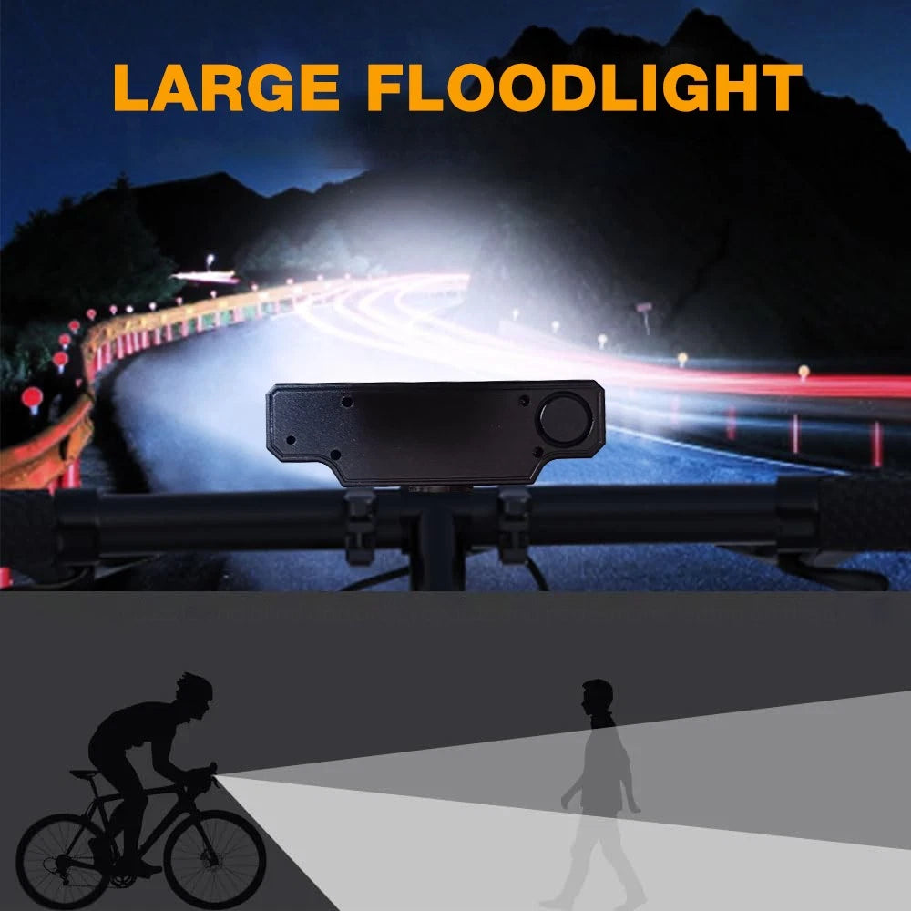 MUSICOZY 20000LM Super Bright Bike Headlight-Rechargeable Solar LED Cycling Lamp