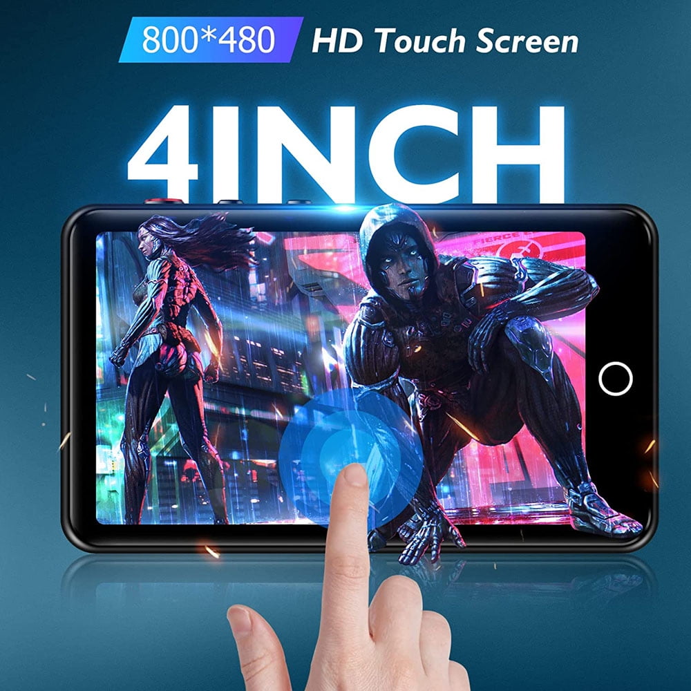 144GB MP3 Player with WiFi & Bluetooth 4” HD Full Touch MP4 Player 8-Core Android Music Player for Kids 2GB RAM & 16GB ROM 1500mAh Media Music Player with Spotify Audible Music App Play Store